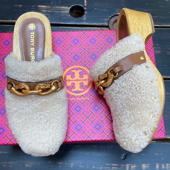NIB - Tory Burch Jess’s Shearling Clog